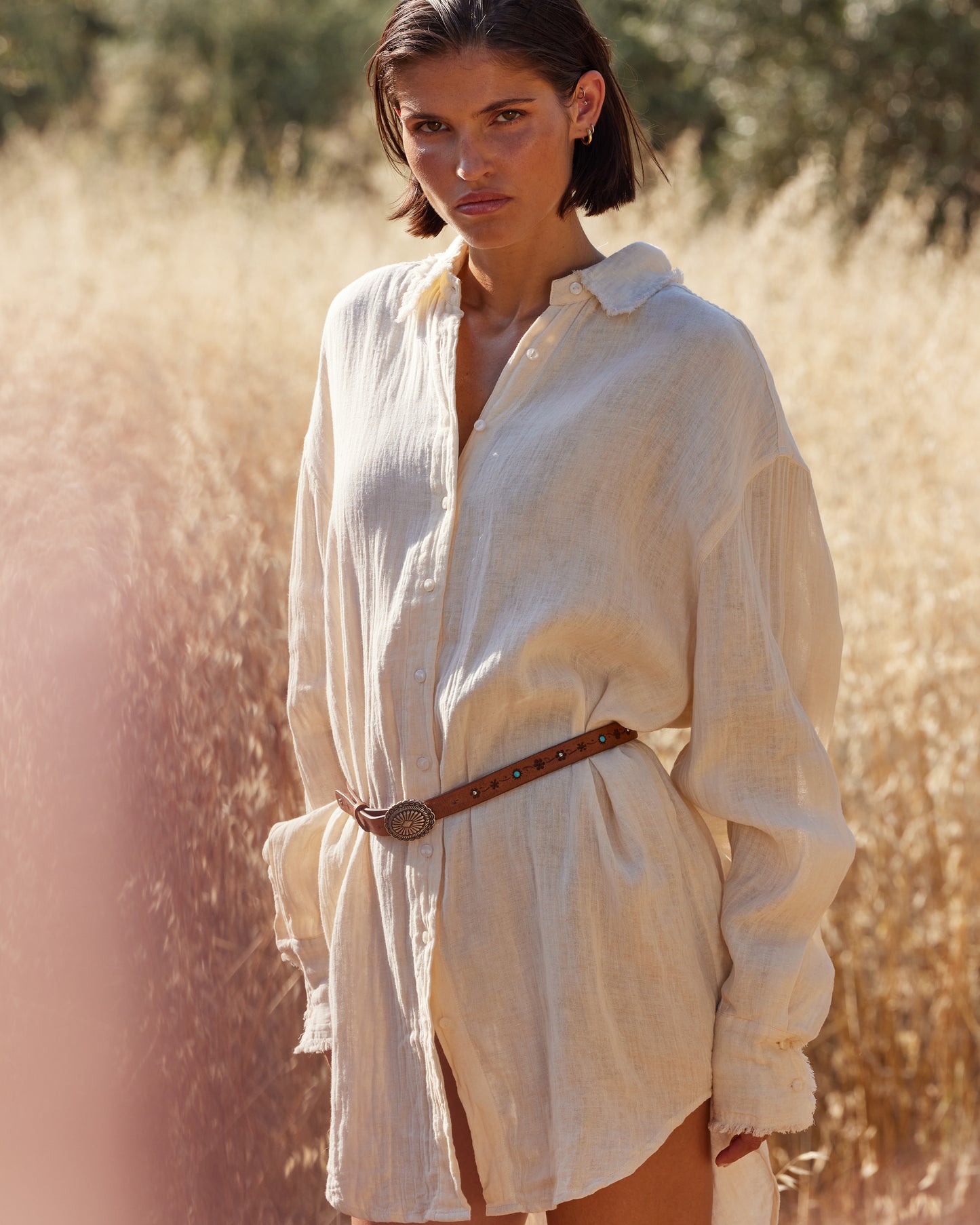 Chemise Crunchy - Ivoire