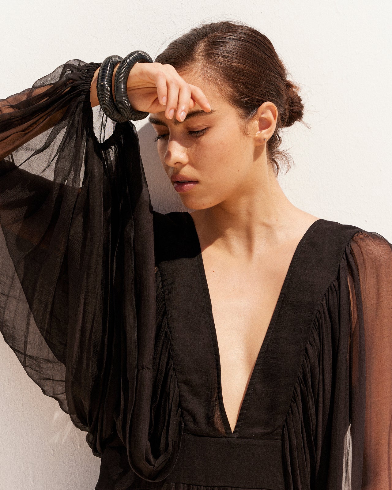 Denisa Dress - Black - Image 7