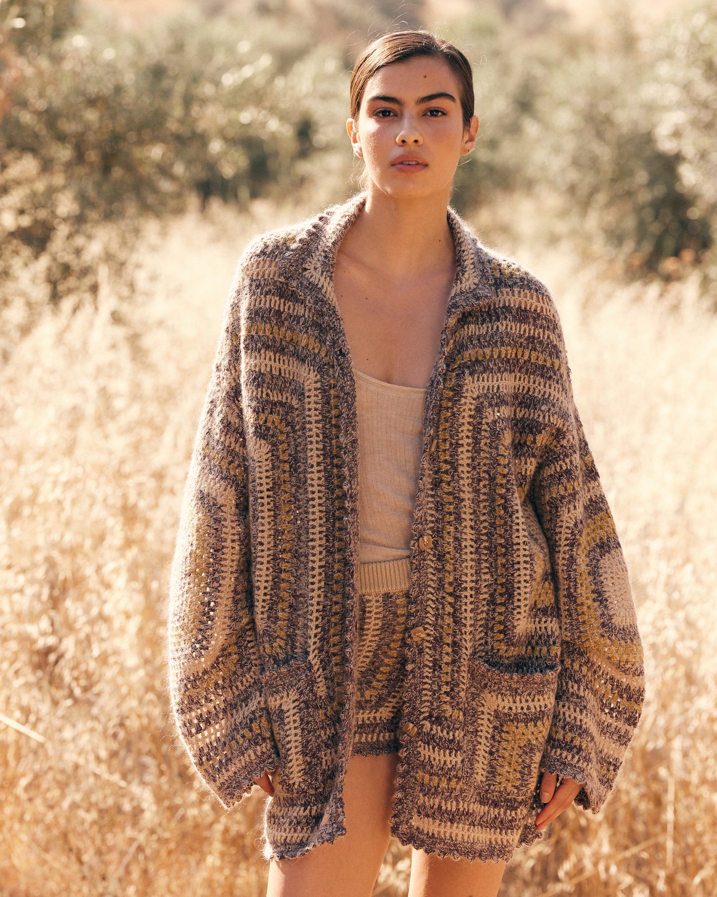Cardigan Dice - Jaune