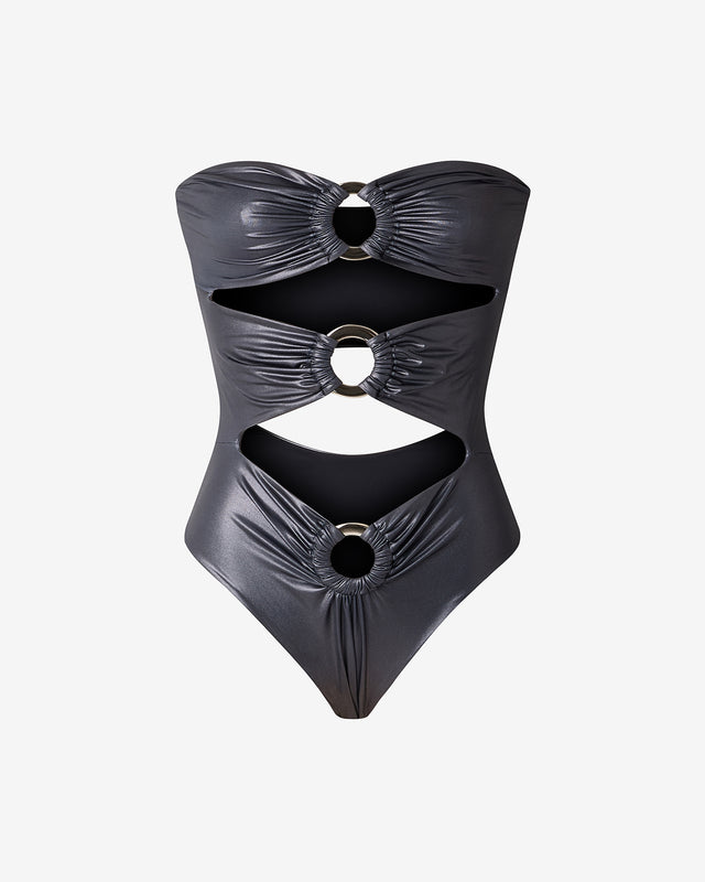 Maillot de bain une pièce Drusille - Noir - Image 2