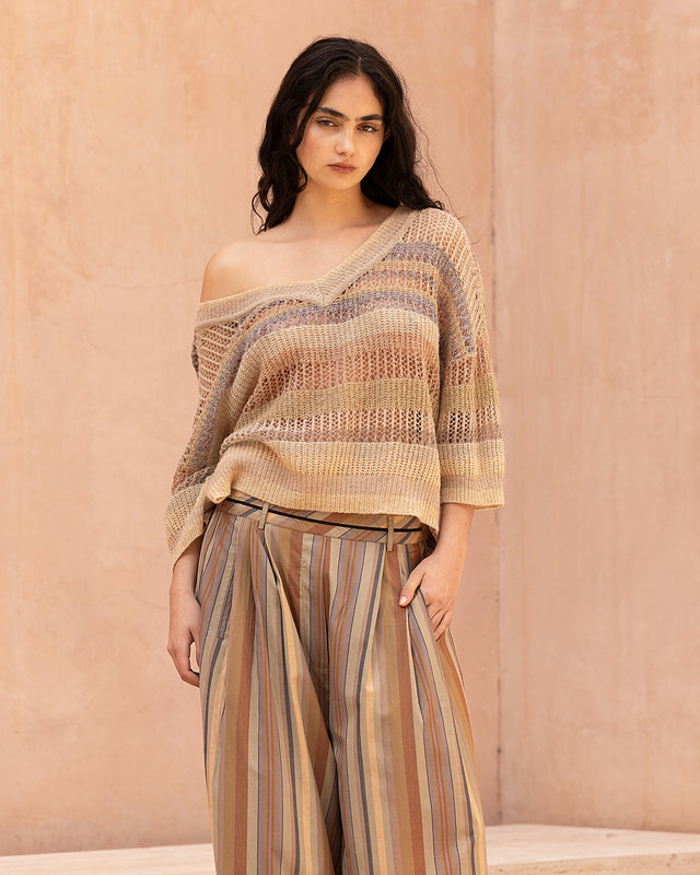 Faika Sweater - Beige - Image 3