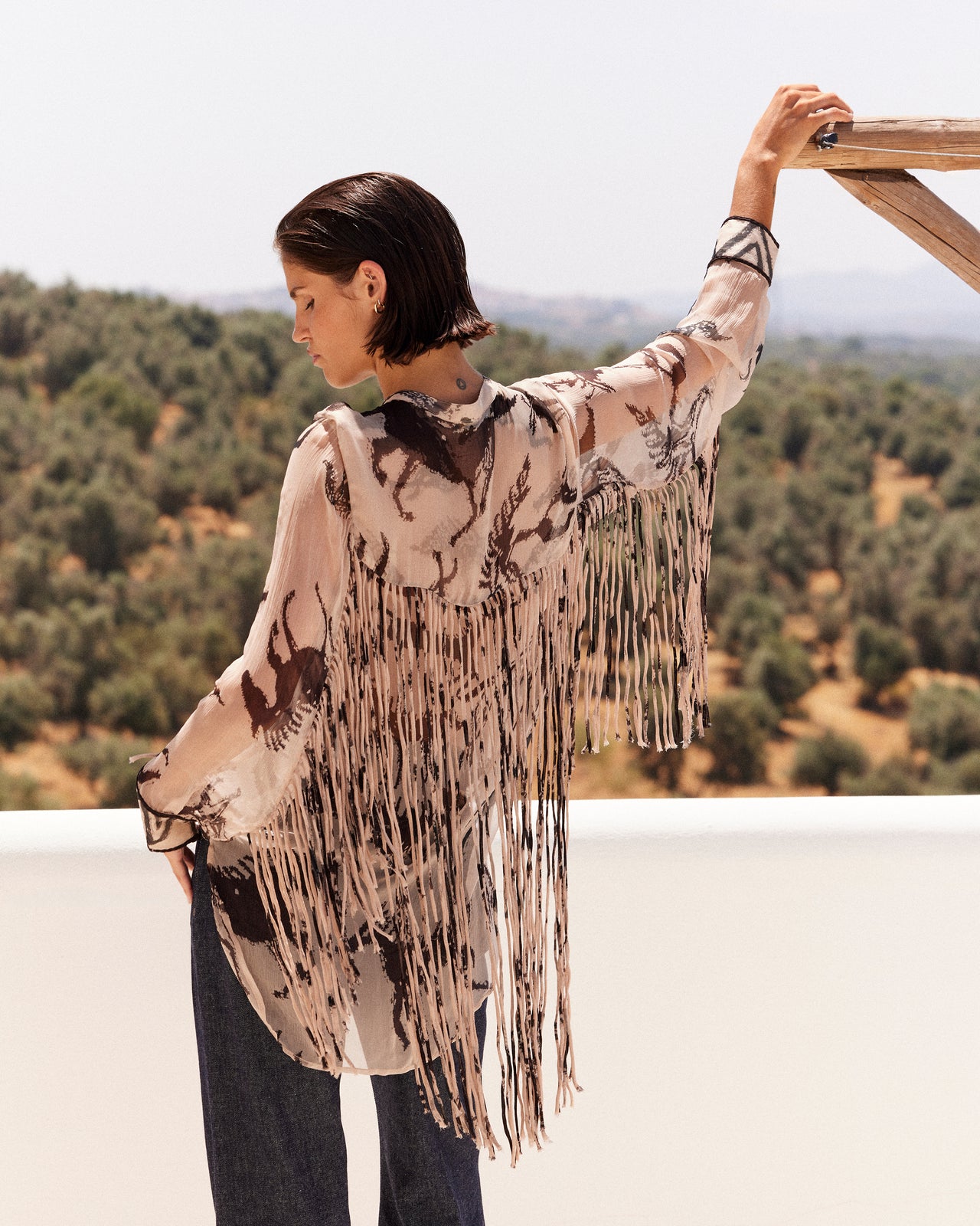 Faustina Shirt - Beige - Image 6