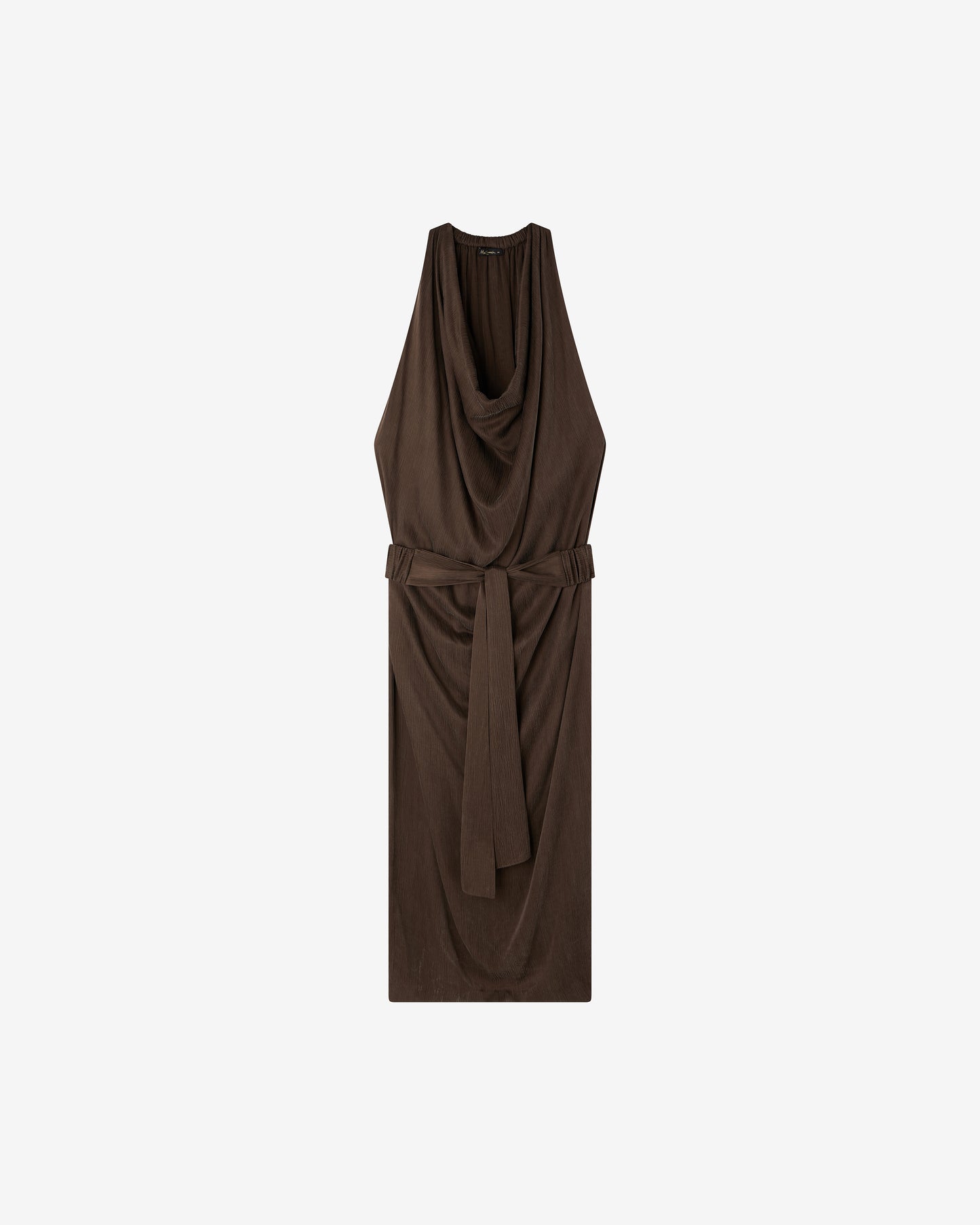 Robe en cupro et viscose charcoal - Robes Mes Demoiselles