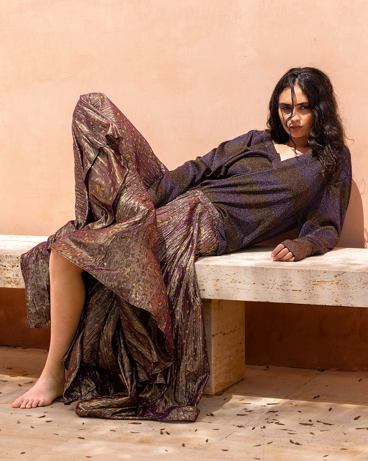 Isolde Skirt - Purple - Image 3