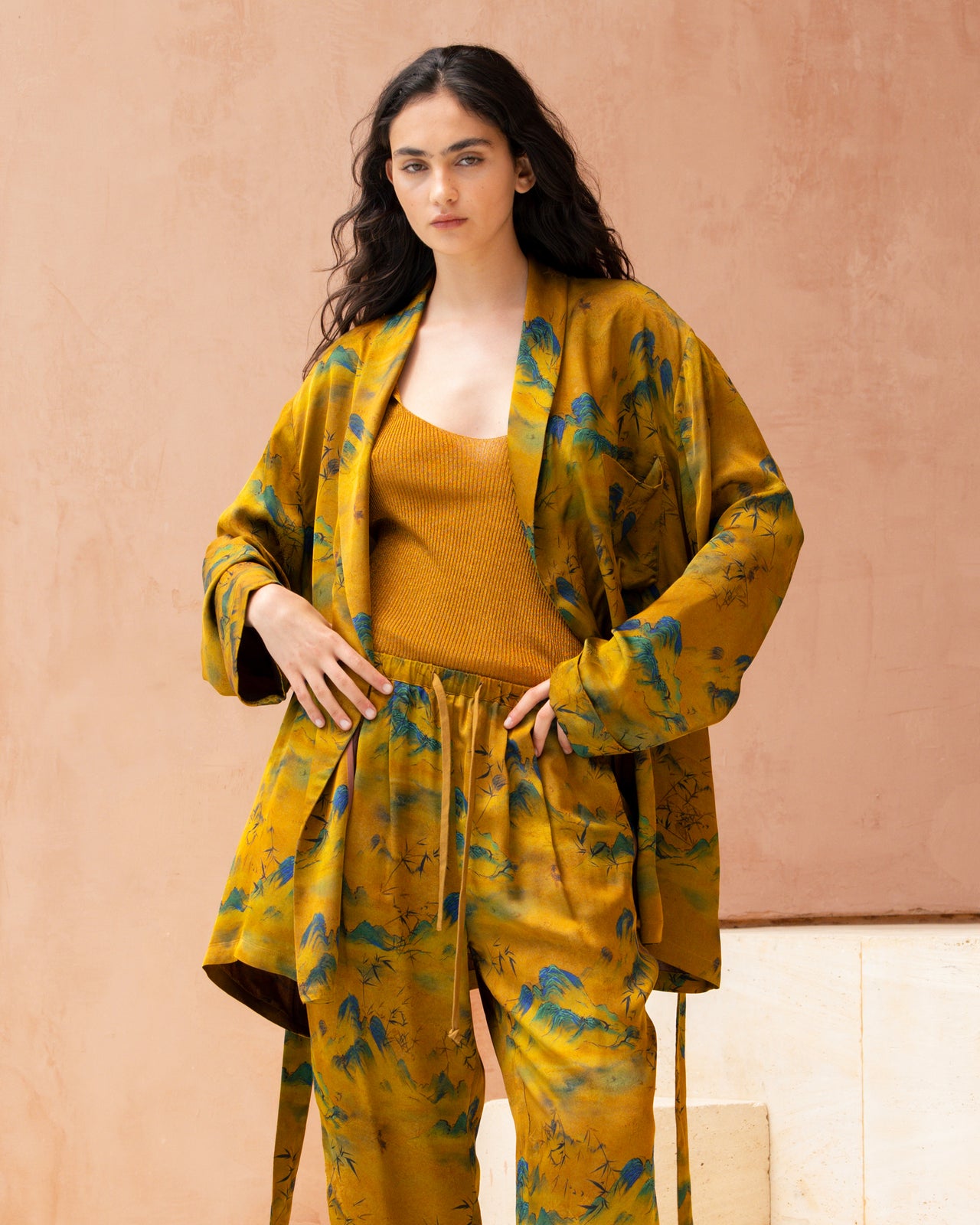Mesha Kimono - Yellow - Image 1