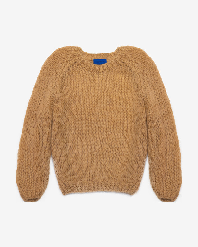 Pull Moki - Beige : Pull oversize en mohair – Beige Mes Demoiselles - Dernière image