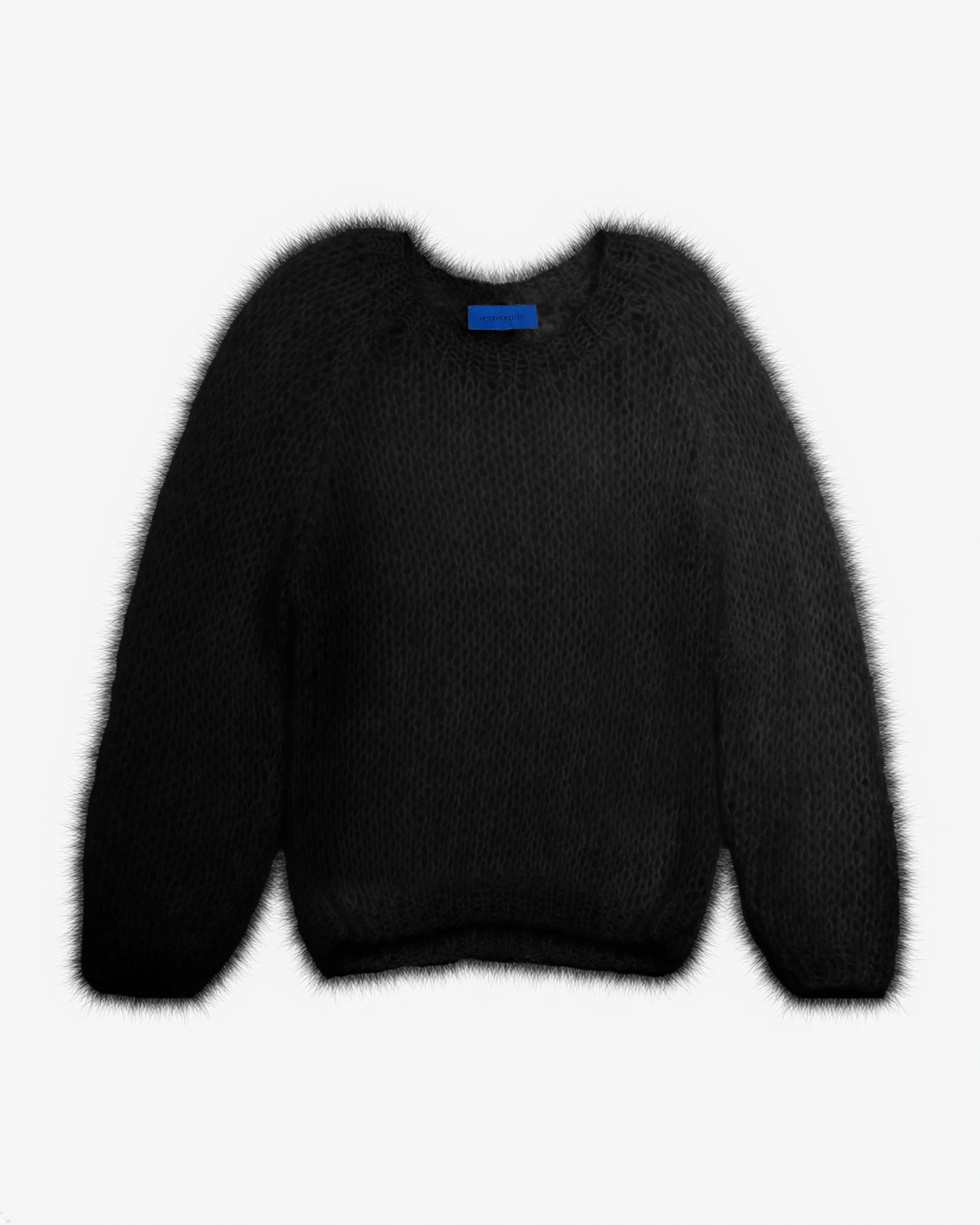 Pull Moki - Noir : Pull oversize en mohair – Noir Mes Demoiselles