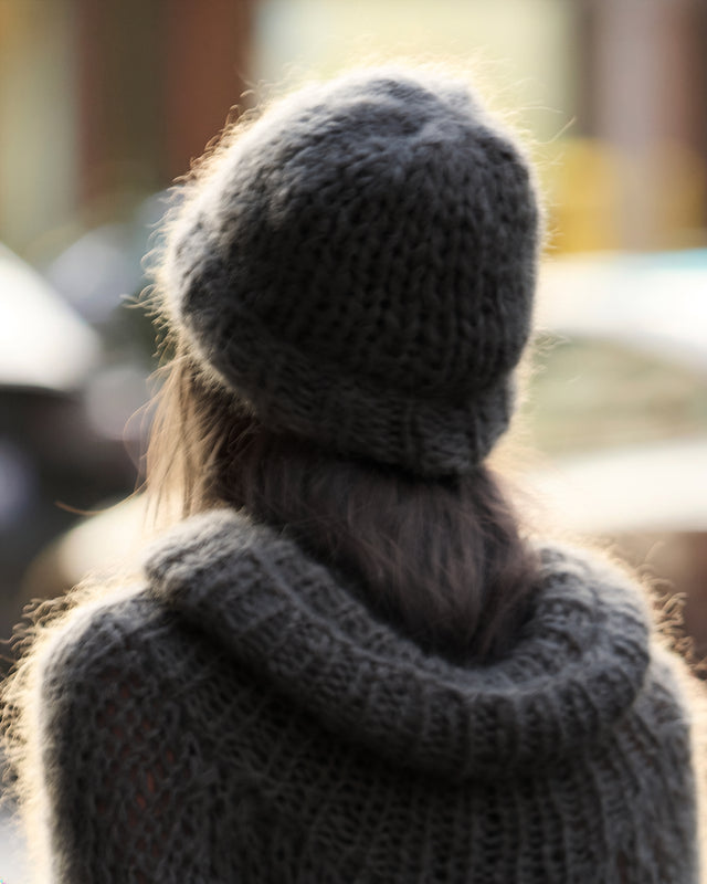 Moon Beanie - Black - Image 3