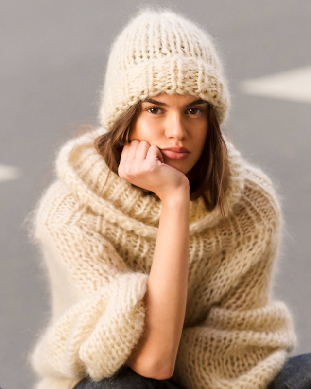 Moon Beanie - Ivory - Image 2