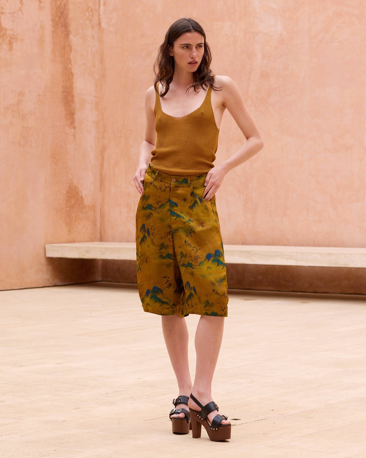 Mory Shorts - Yellow - Image 1