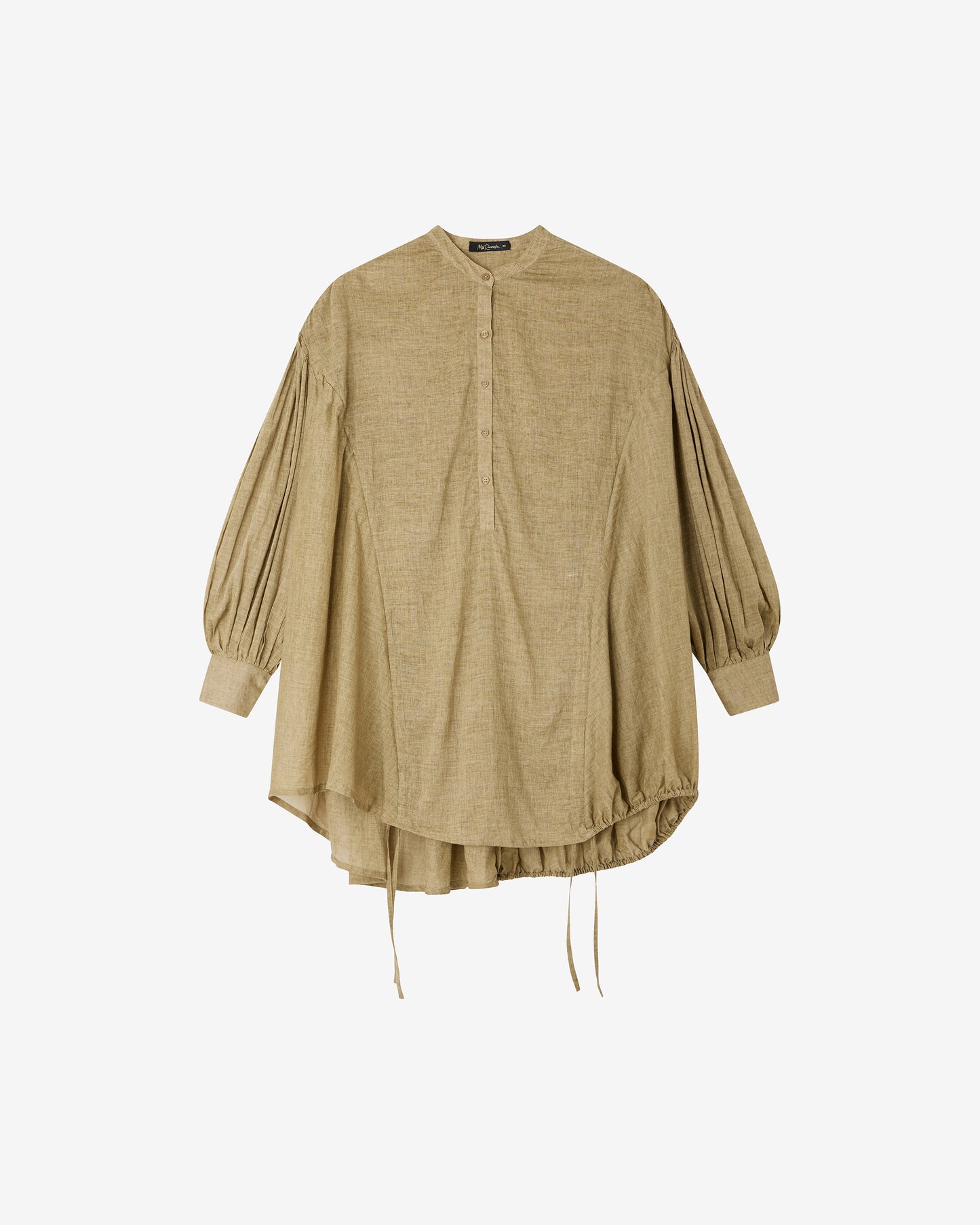 Chemise Ophelia - Beige : Blouse beige en voile de coton et détails subtils Mes Demoiselles