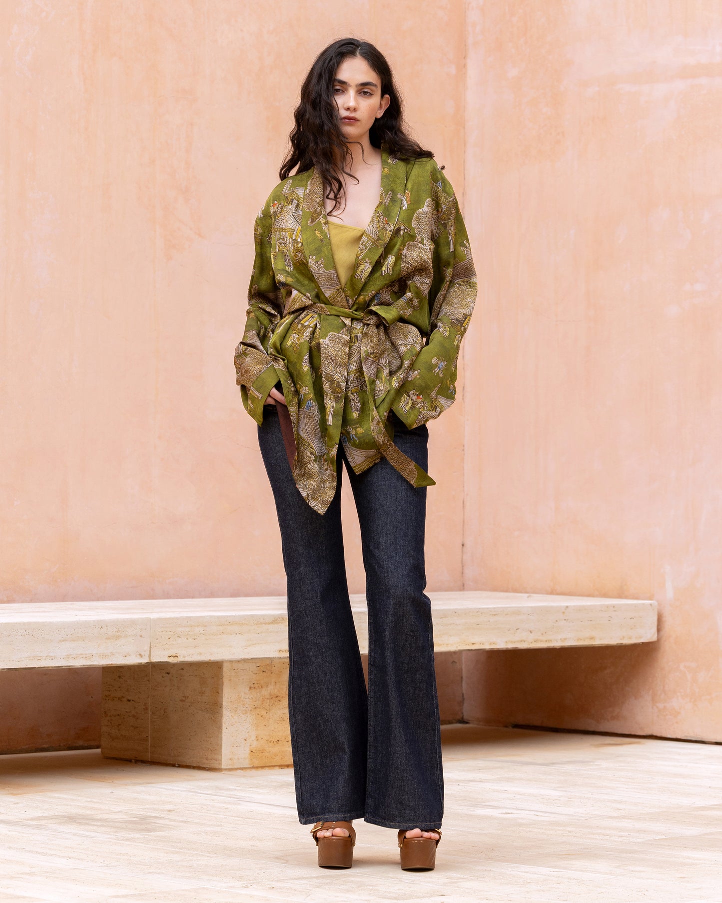 Pelva Kimono - Green