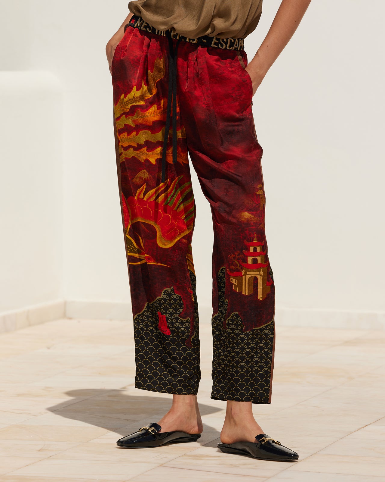 Pantalon Portia - Rouge - Image 2