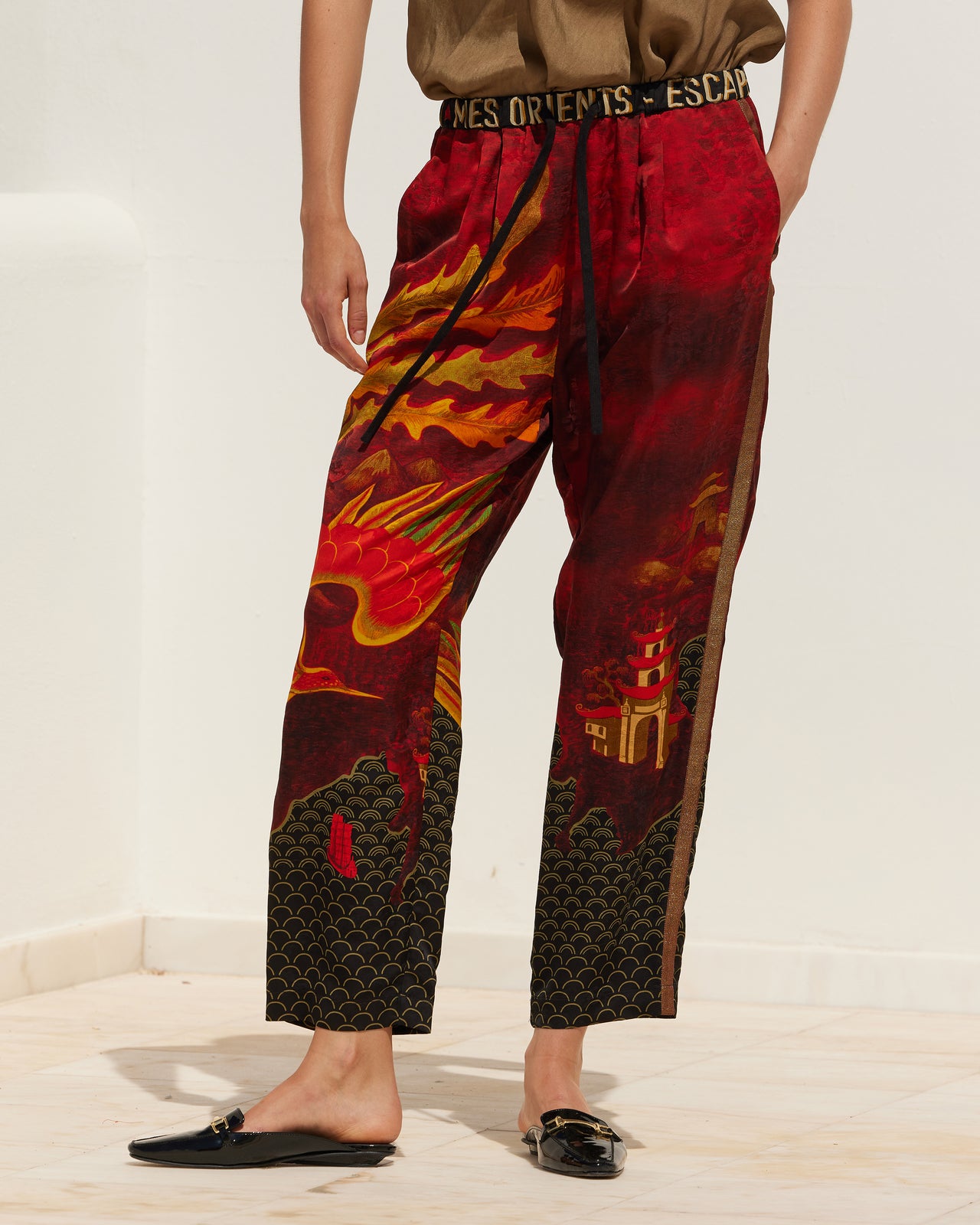 Pantalon Portia - Rouge - Image 5