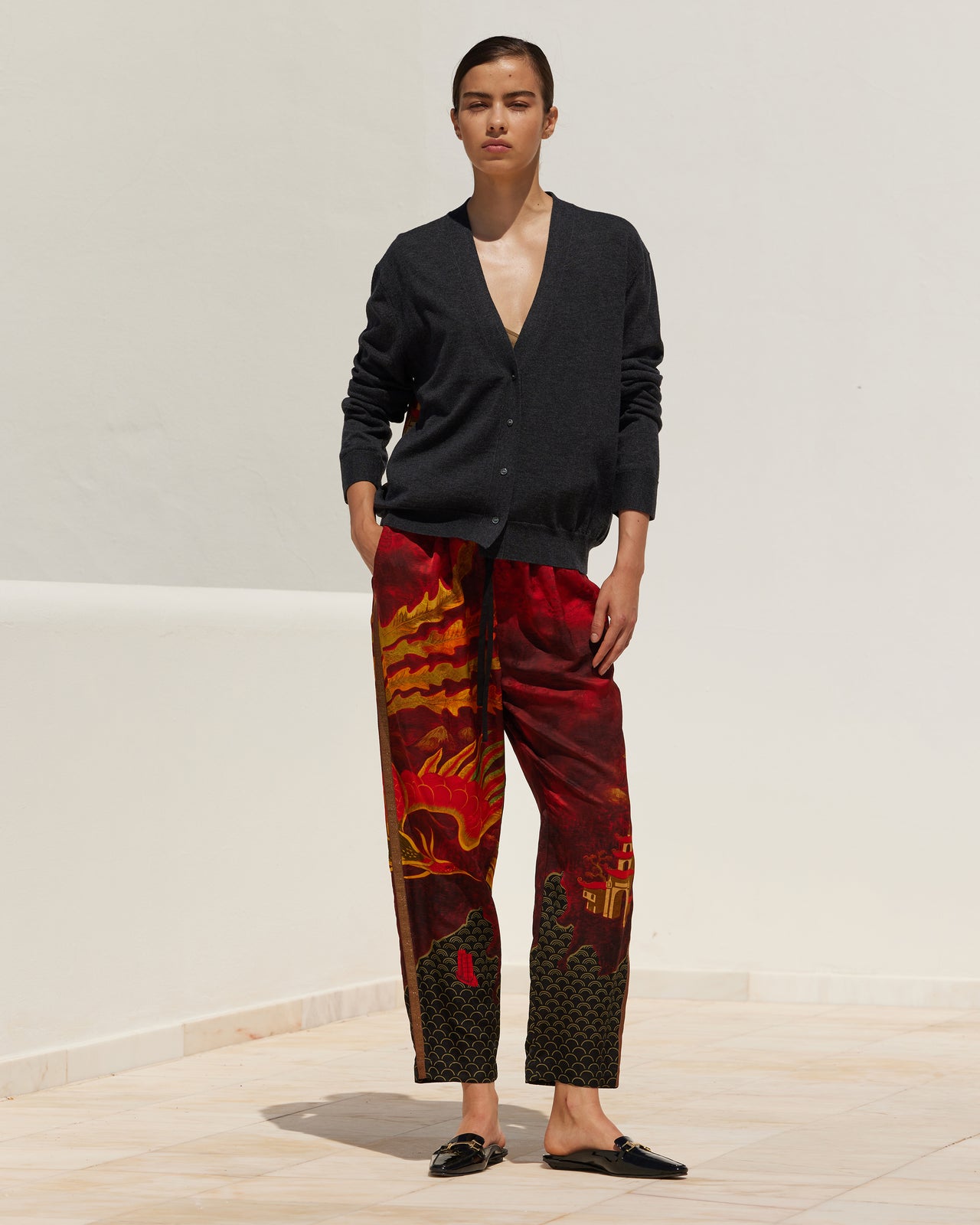 Pantalon Portia - Rouge - Image 1