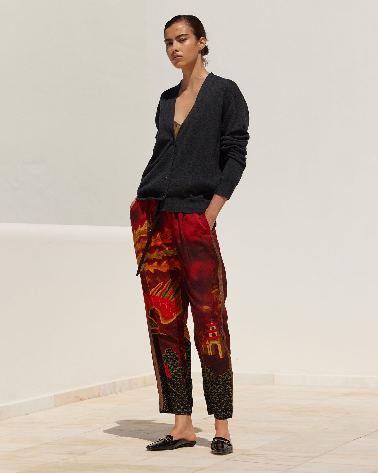Pantalon Portia - Rouge - Image 3