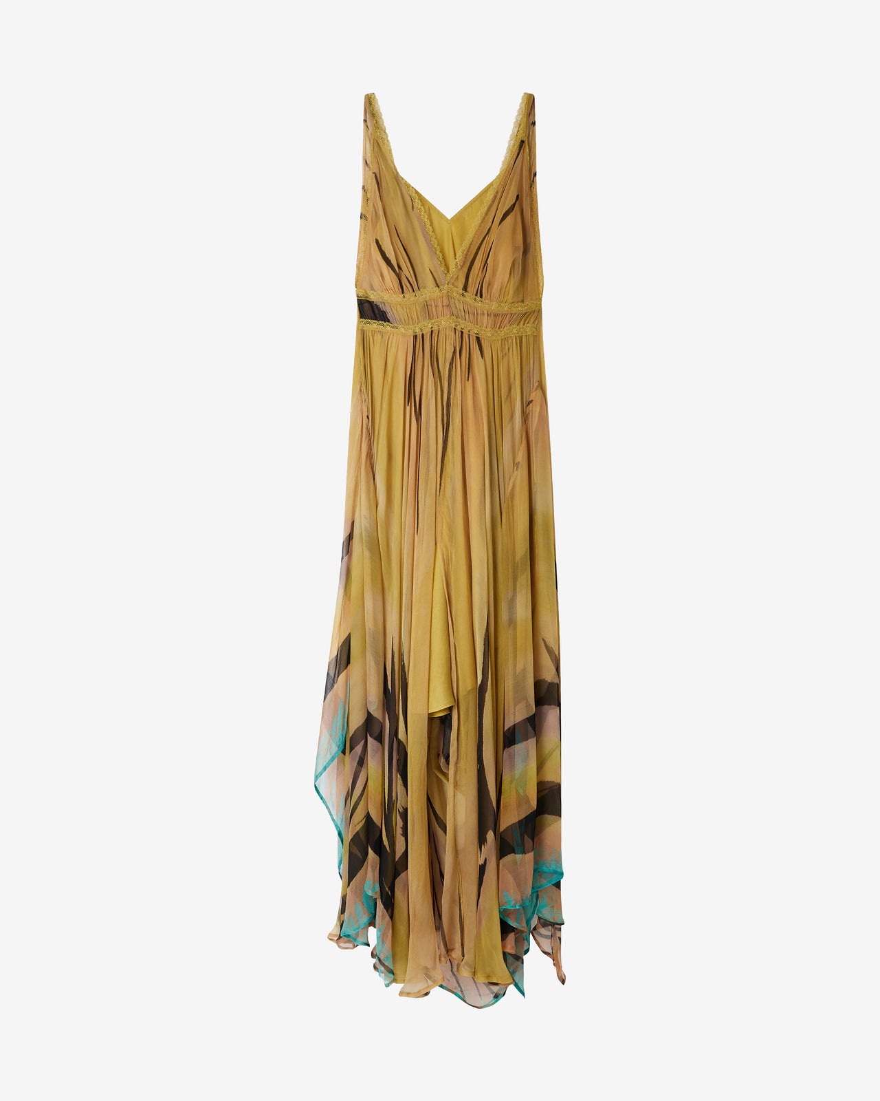 Robe Salaya - Sable : Robe vaporeuse en viscose chiffon Mes Demoiselles - Image 6