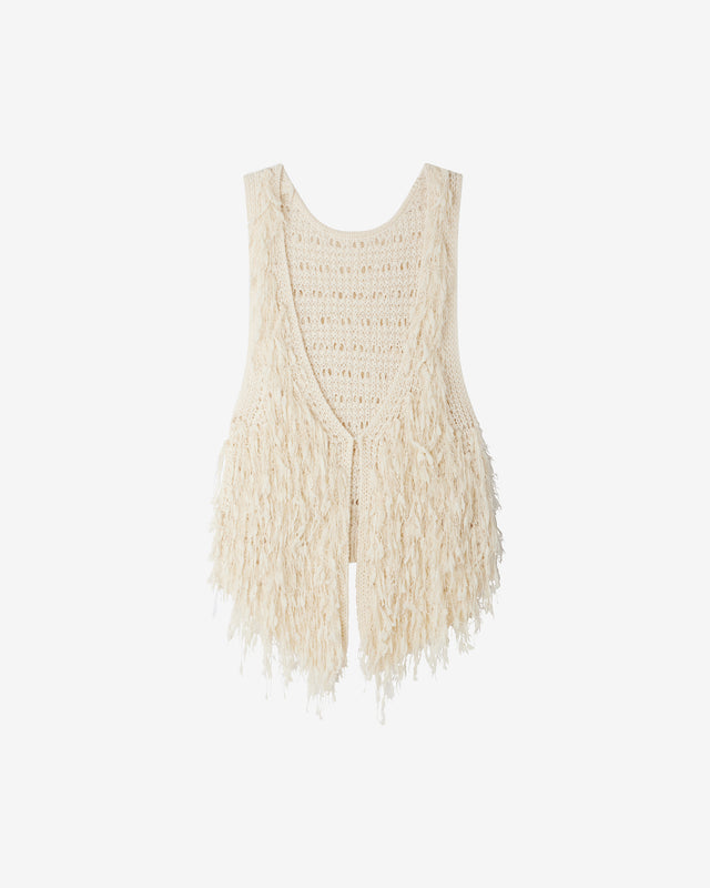 Silvet Vest – Ivory - Dernière image