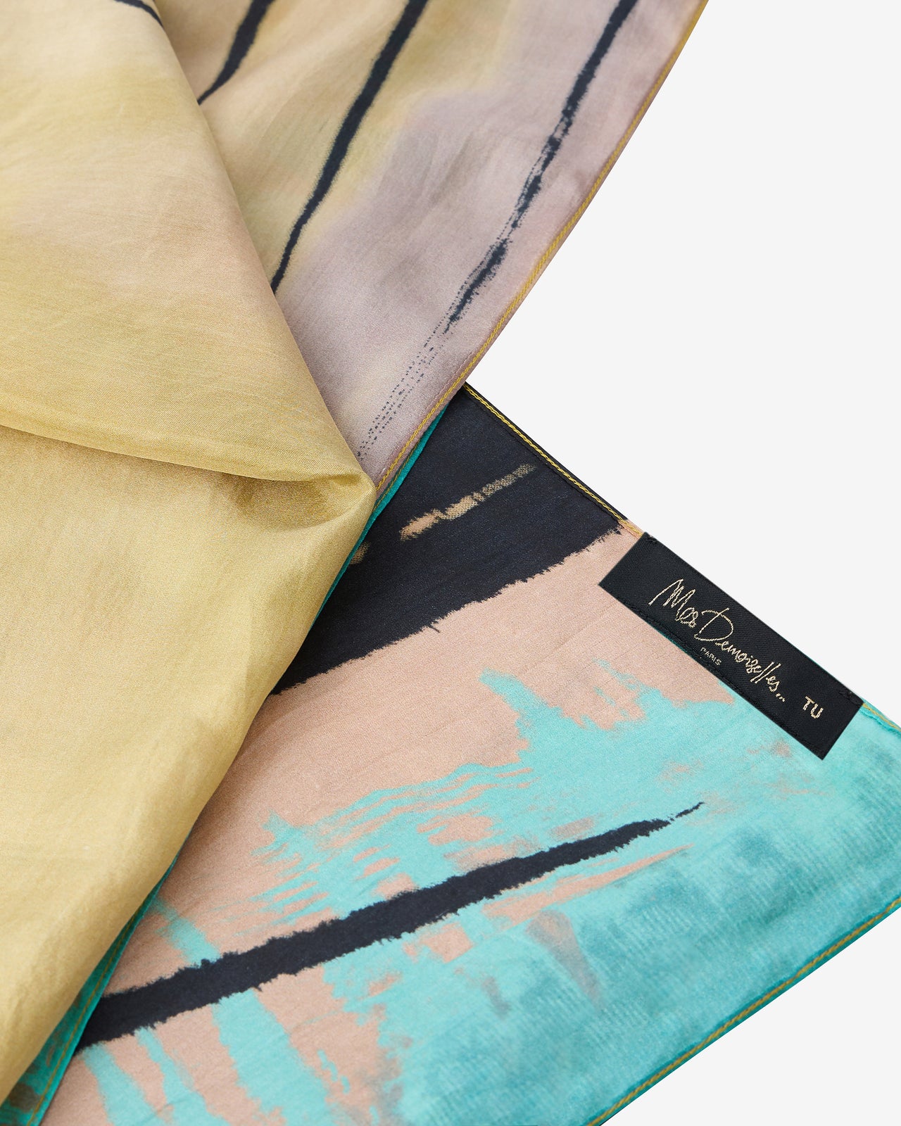 Foulard Sival - Sable : Etole en soie aux inspirations artistiques Mes Demoiselles - Image 5