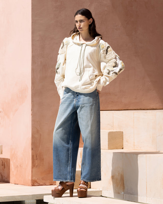 Snapdragon Hoodie - Ivory - Image 1