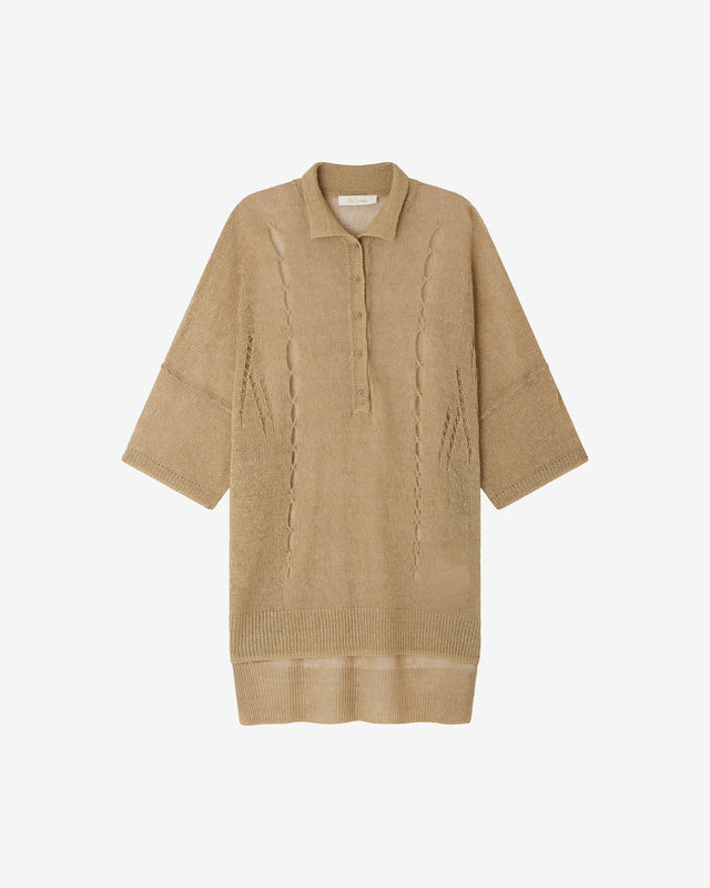 Blouse Stra - Beige - Image 1