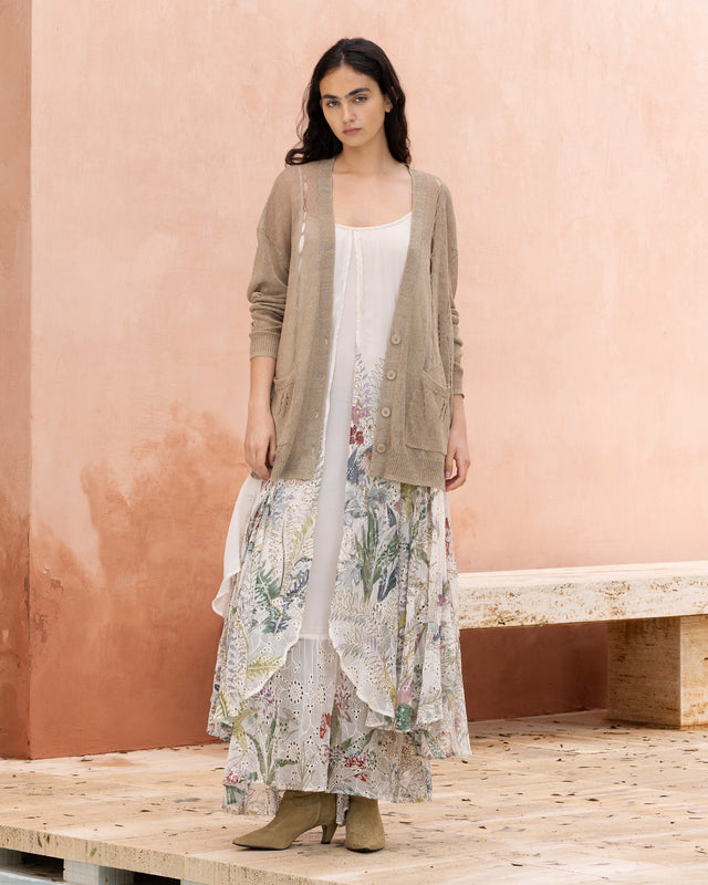Stree Cardigan - Beige - Image 1