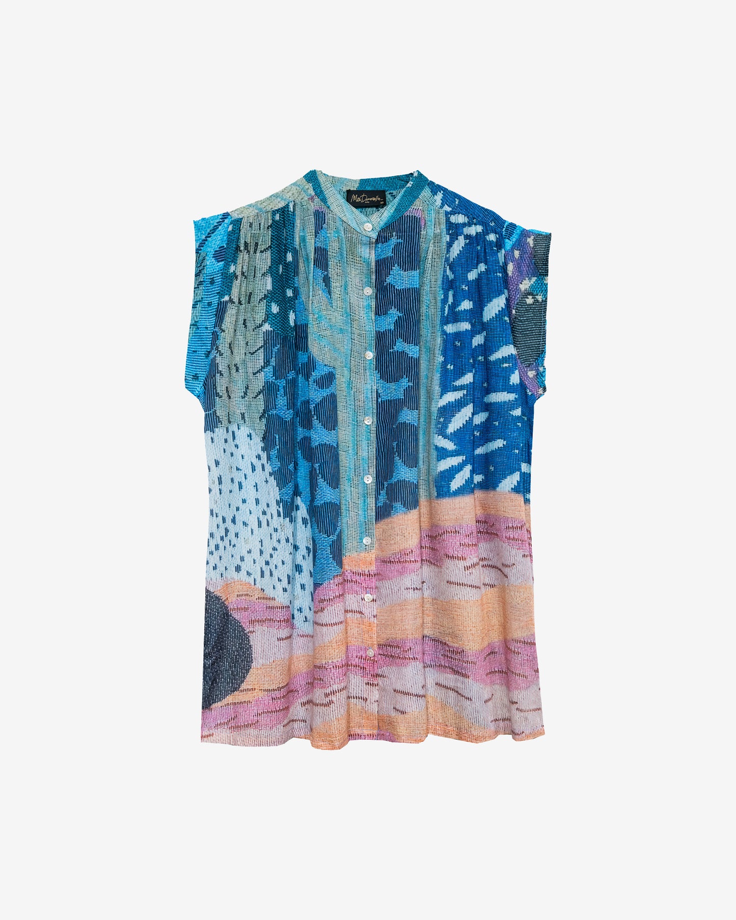 Robe longue en chiffon de viscose – noir : Chemises & tops Mes Demoiselles