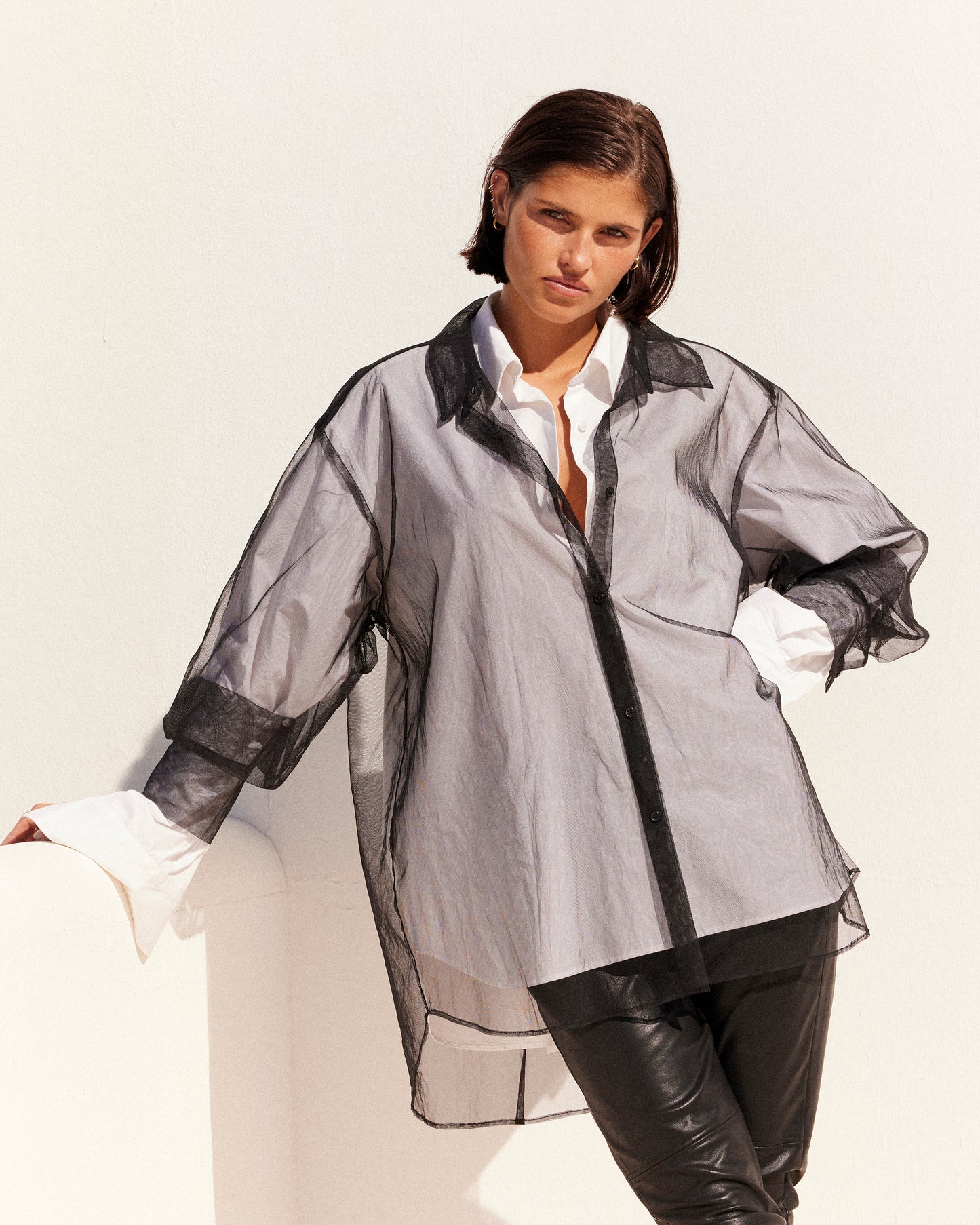 Vespera Shirt - Black and White