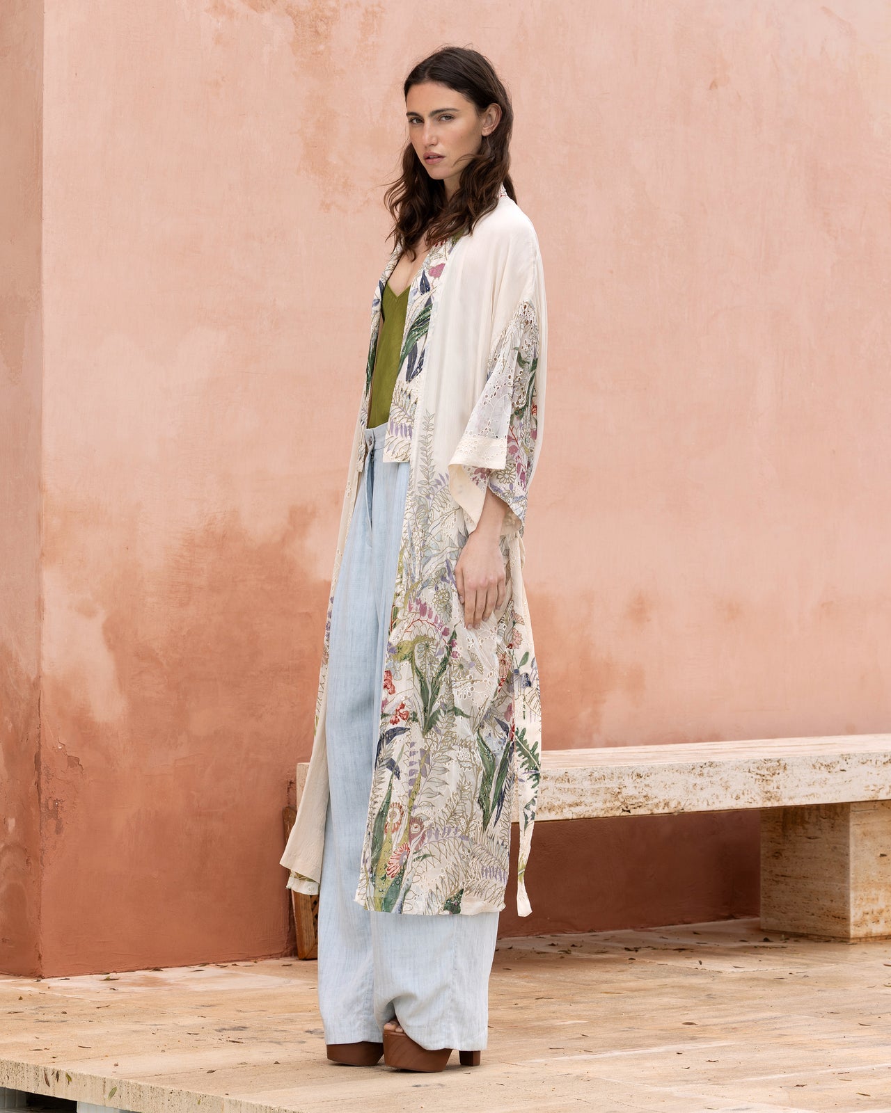 Wanda Kimono - Beige - Image 1