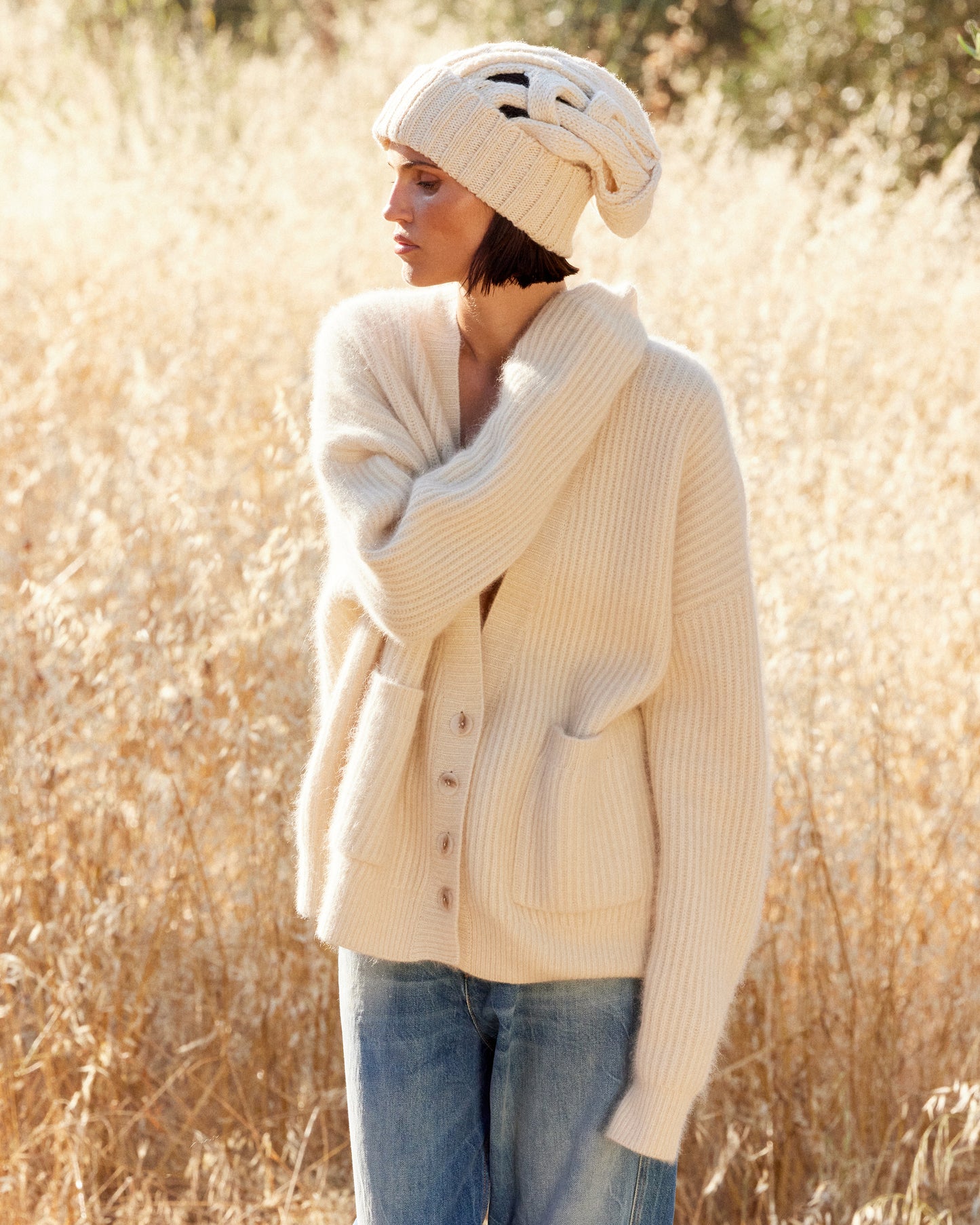 Wocaru Cardigan - Ivory