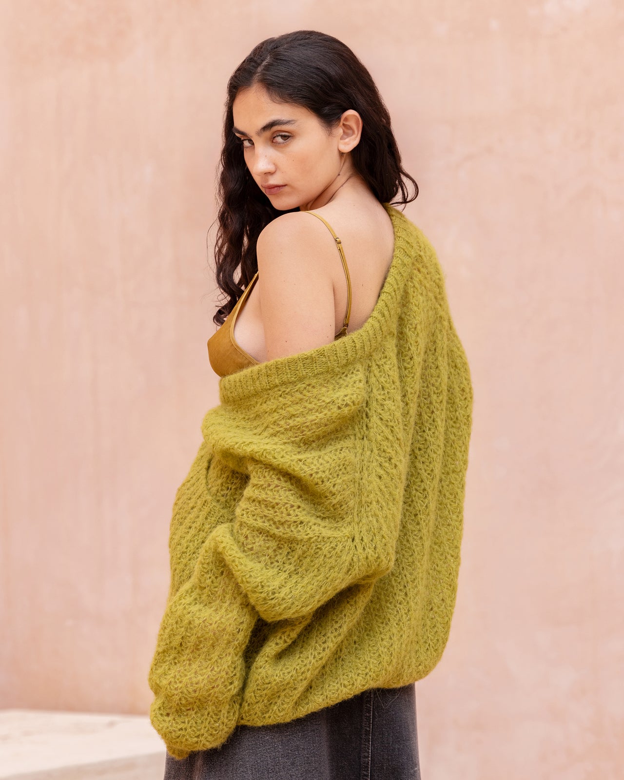 Cardigan Arisse - Kaki Olive - Image 4