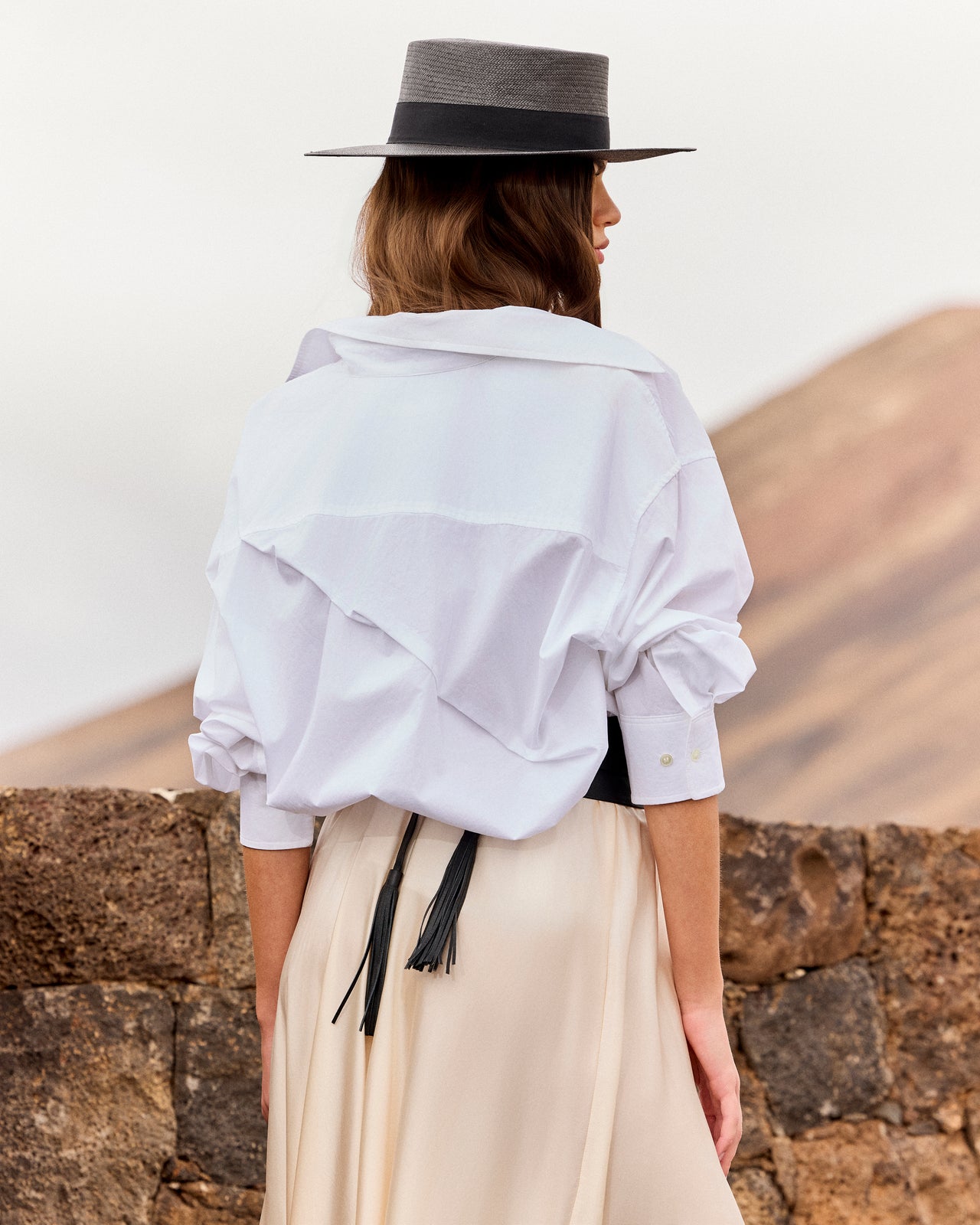 Calista Skirt - Ecru - Image 5