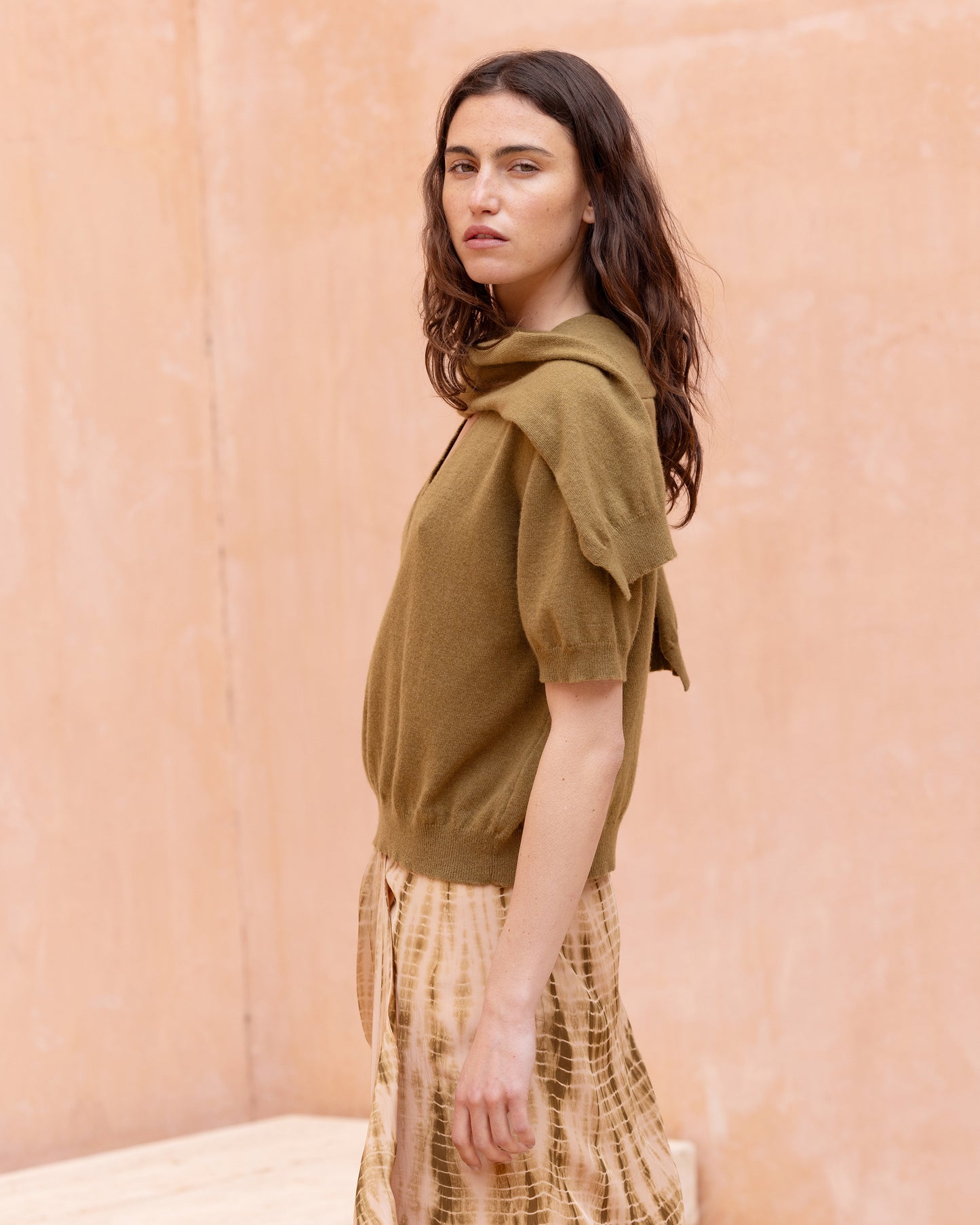 Camel Sweater - Olive Brown