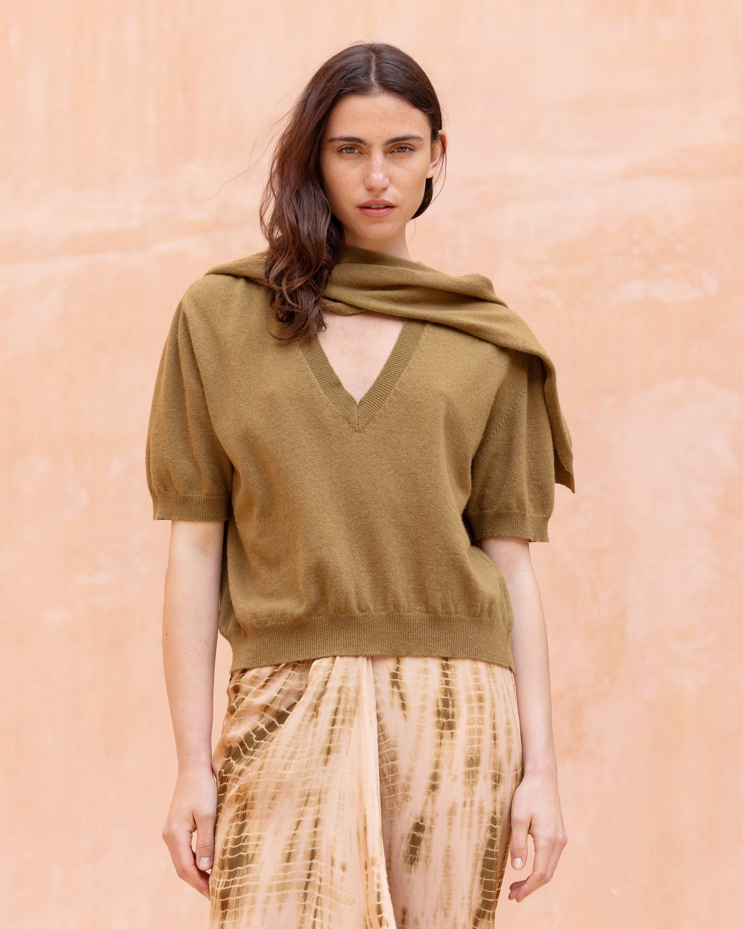 Camel Sweater - Olive Brown