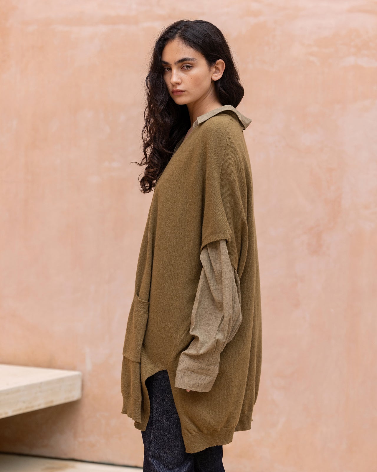 Cardigan Camelia - Marron Olive - Image 4