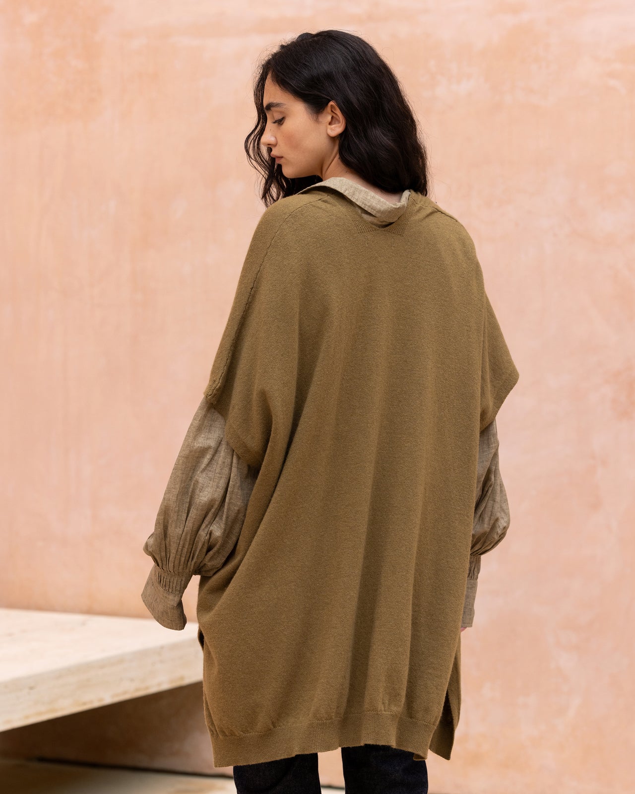 Cardigan Camelia - Marron Olive - Image 5