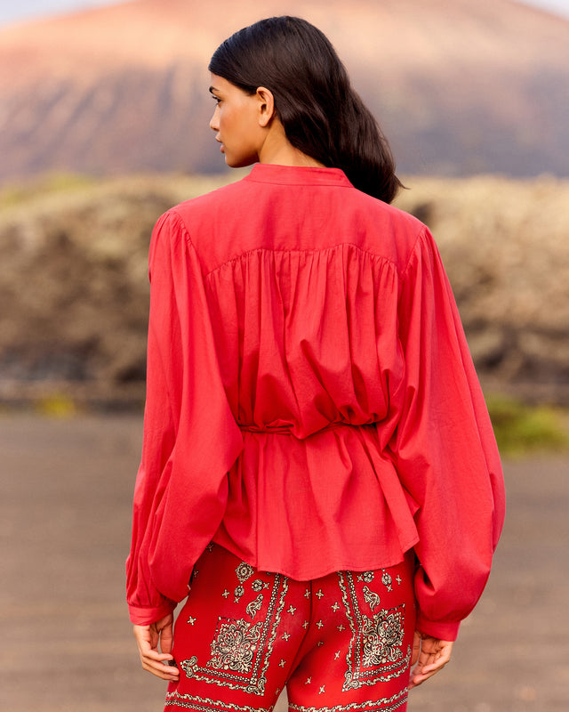 Chemise Celeste - Rouge - Image 3