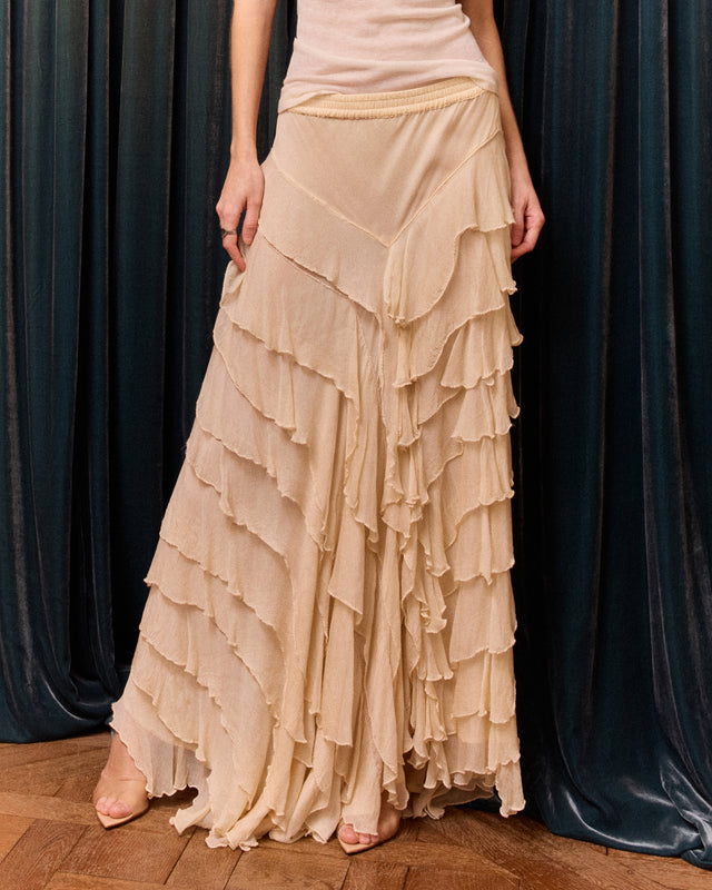 Cherry Skirt - Ecru - Image 2