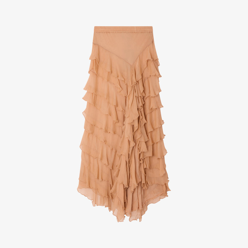 Cherry Skirt - Nude