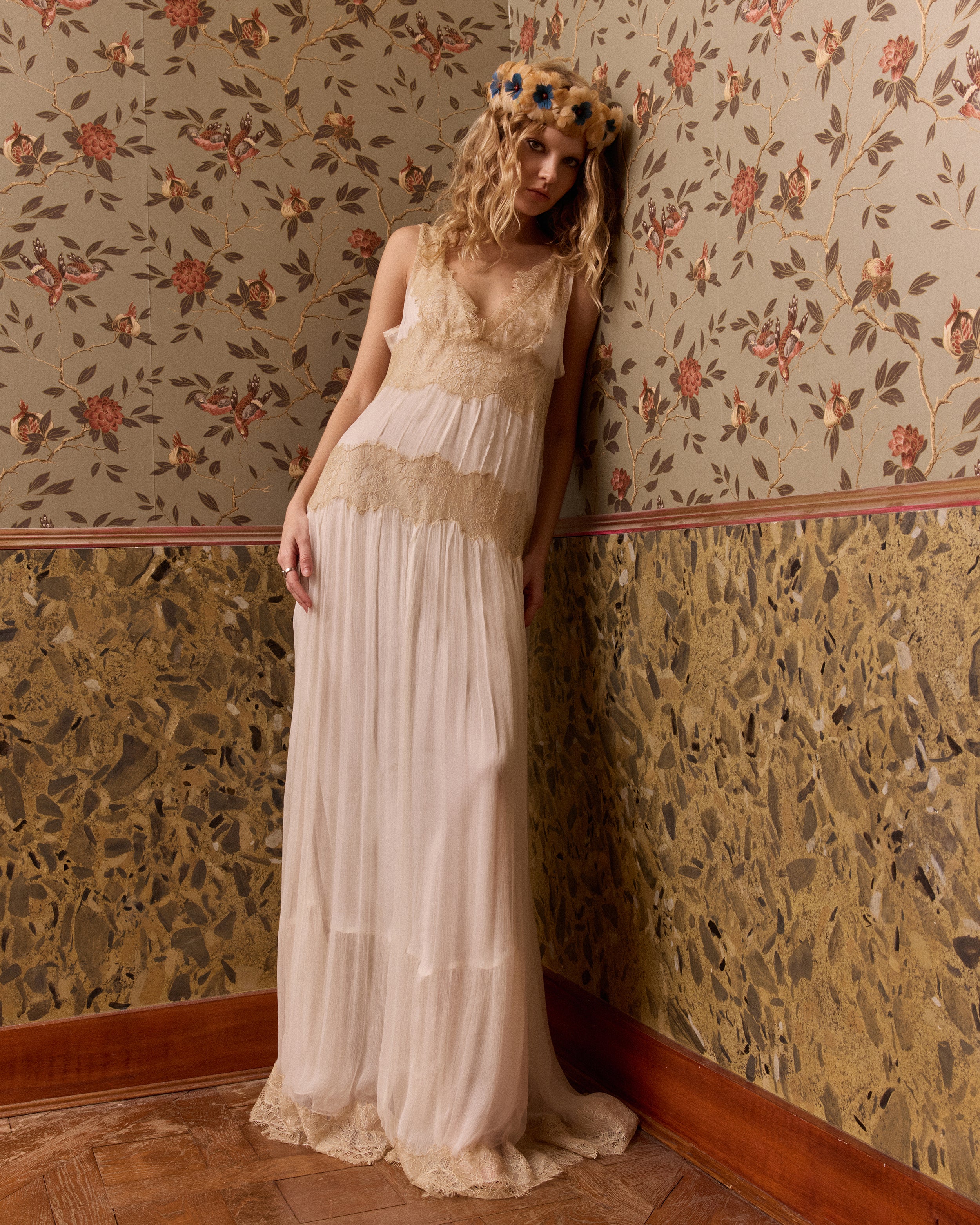 Mes Demoiselles | Domenica Dress - Ivory | Beige Mes Demoiselles | Domenica Dress - Ivory | Beige