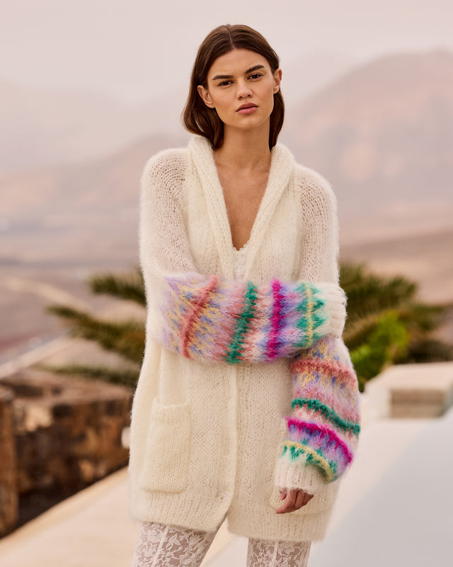 Flosi Cardigan - Ivory - Image 1