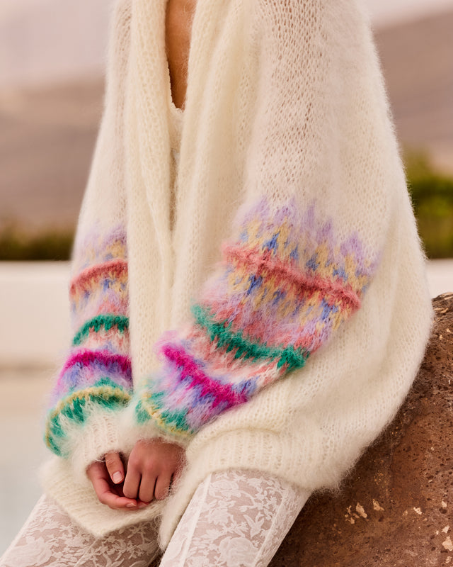 Flosi Cardigan - Ivory - Image 2