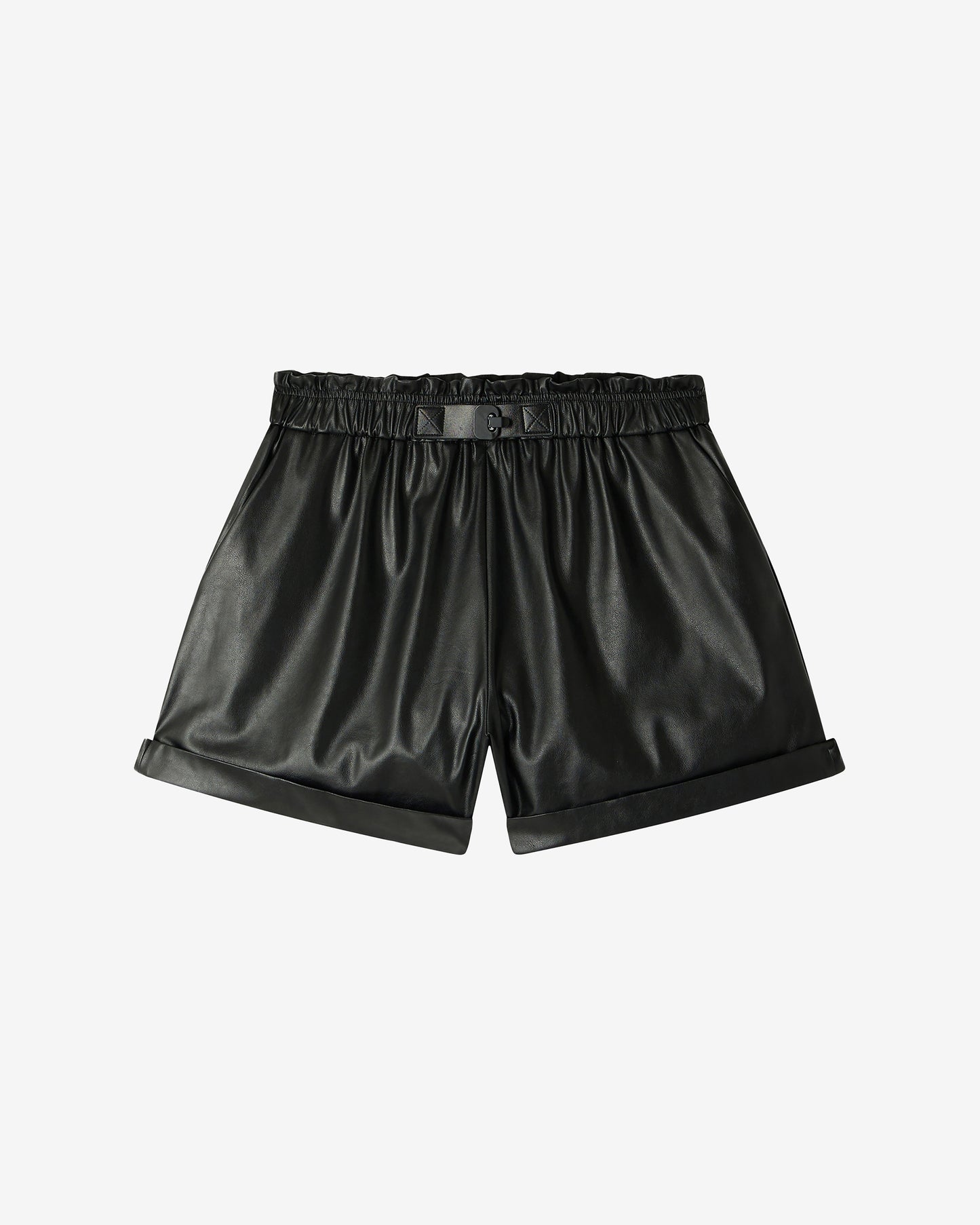 Shorts Funky - Noir : Short en simili cuir – Noir Mes Demoiselles