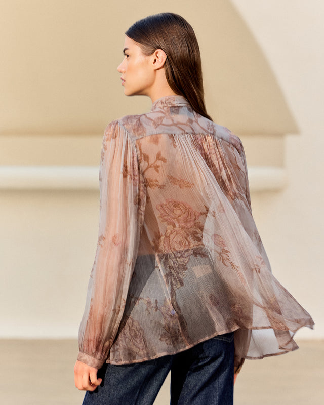 Blouse Game - Beige - Image 3