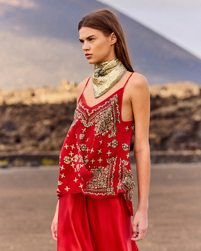 Foulard Gerica - Jaune - Image 2