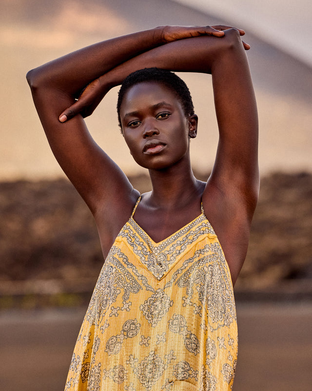 Robe Grim - Jaune - Image 3