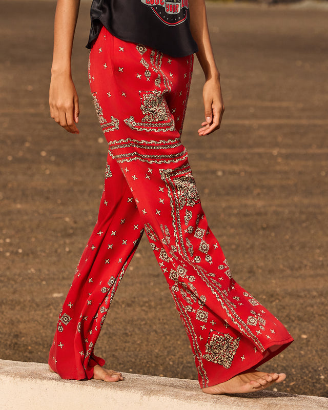 Pantalon Gulia - Rouge - Image 2