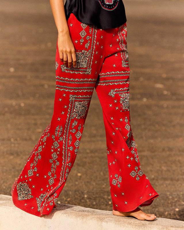 Pantalon Gulia - Rouge - Image 3