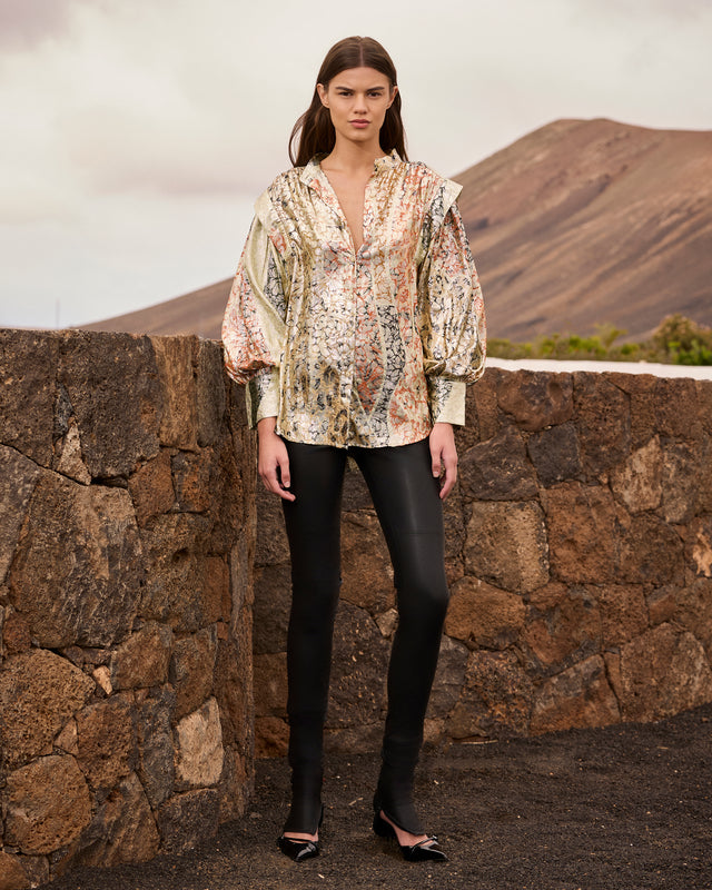 Blouse Jall - Jaune - Image 2