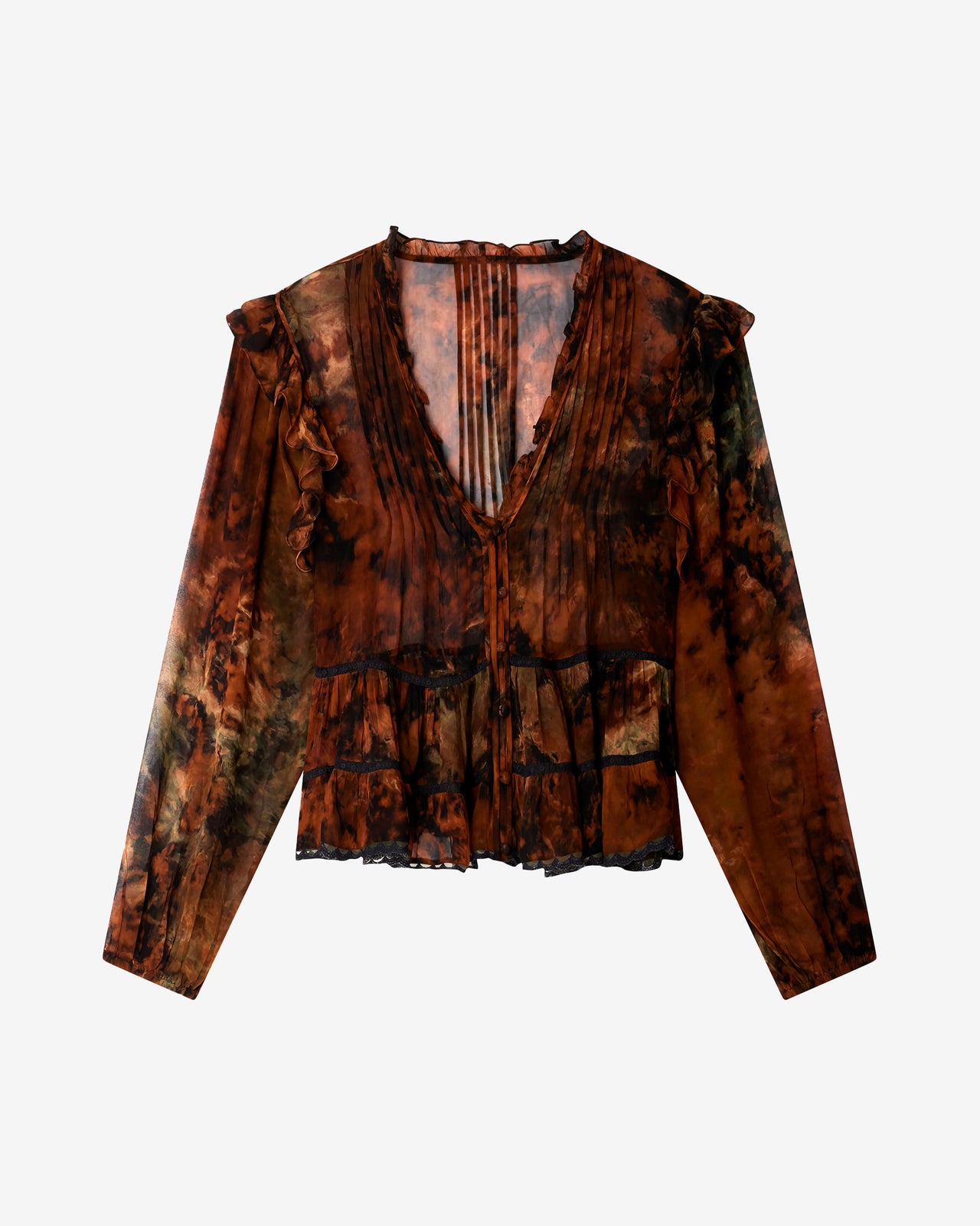 Llaollao Blouse - Red - Image 7